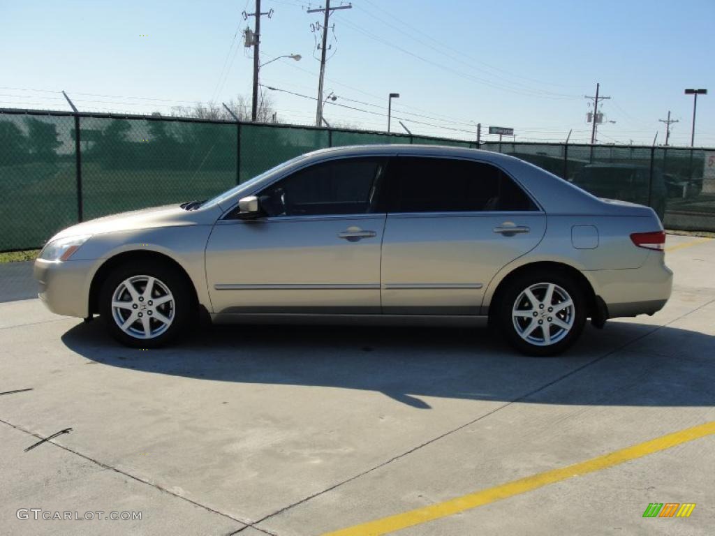 2003 Accord EX V6 Sedan - Desert Mist Metallic / Ivory photo #6