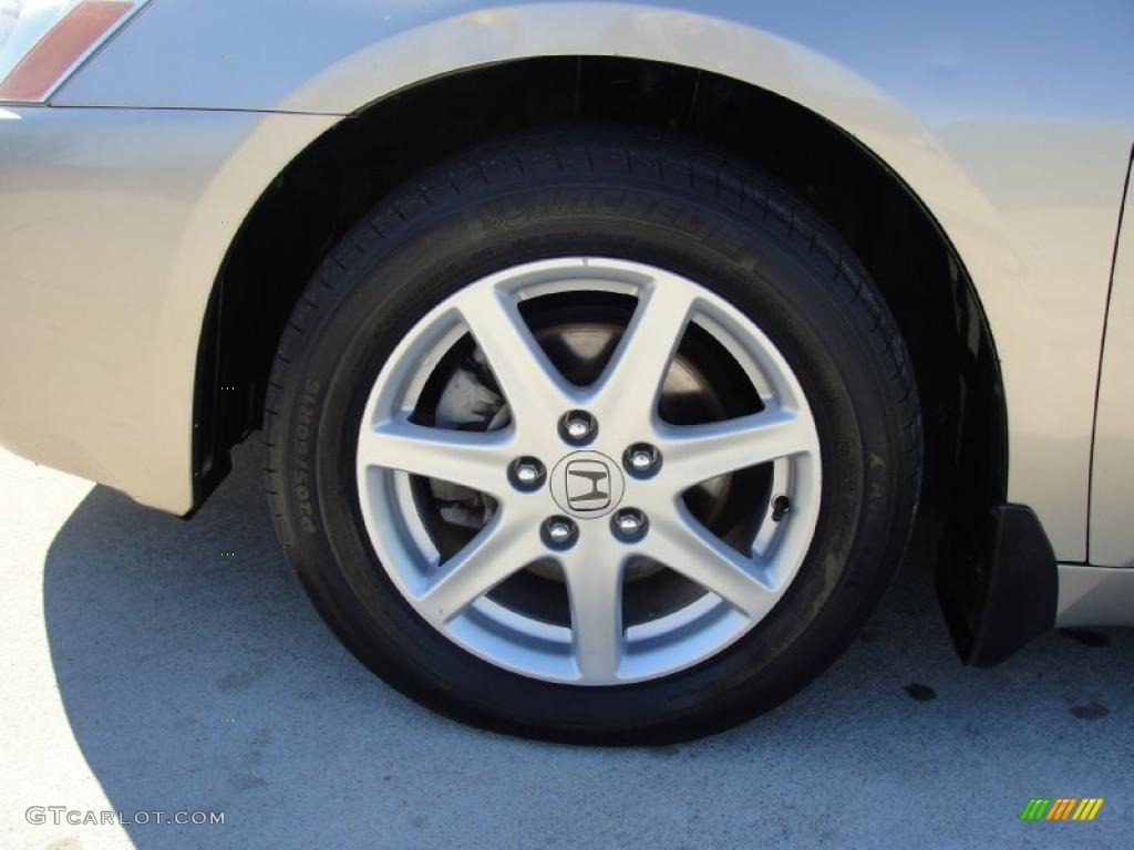 2003 Accord EX V6 Sedan - Desert Mist Metallic / Ivory photo #12