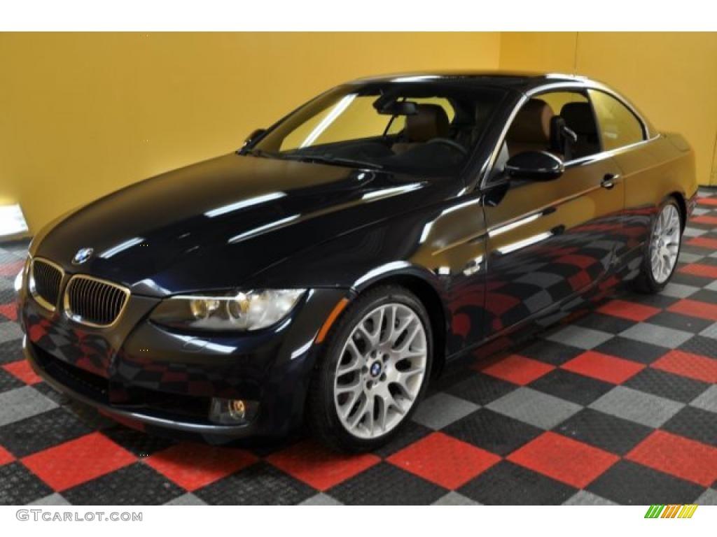 2007 3 Series 328i Convertible - Monaco Blue Metallic / Saddle Brown/Black photo #4