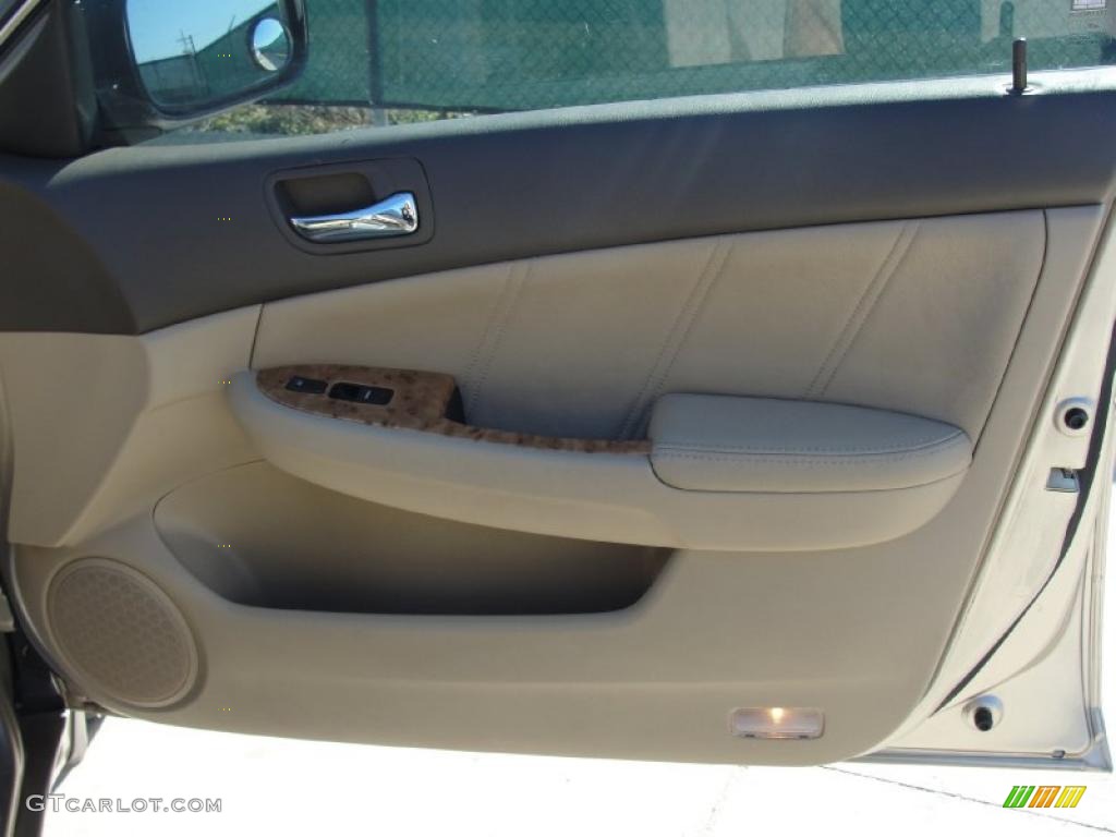 2003 Accord EX V6 Sedan - Desert Mist Metallic / Ivory photo #28