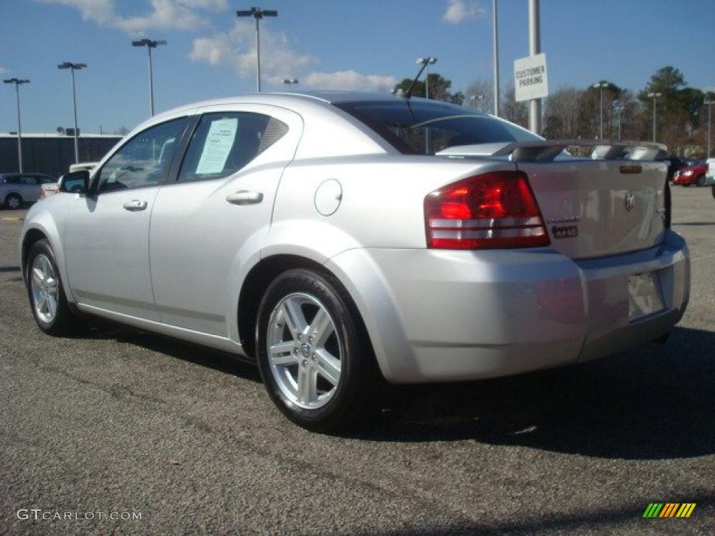 2010 Avenger R/T - Bright Silver Metallic / Dark Slate Gray photo #4