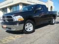 2010 Brilliant Black Crystal Pearl Dodge Ram 1500 ST Quad Cab 4x4  photo #2