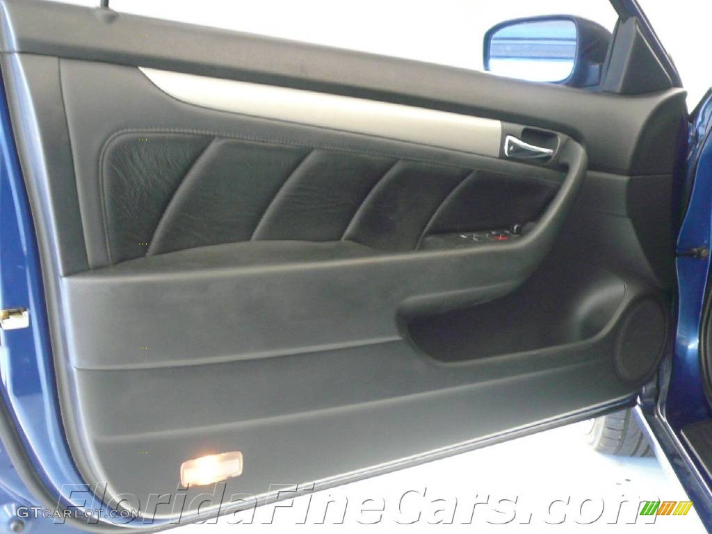 2003 Accord EX Coupe - Sapphire Blue Pearl / Black photo #11