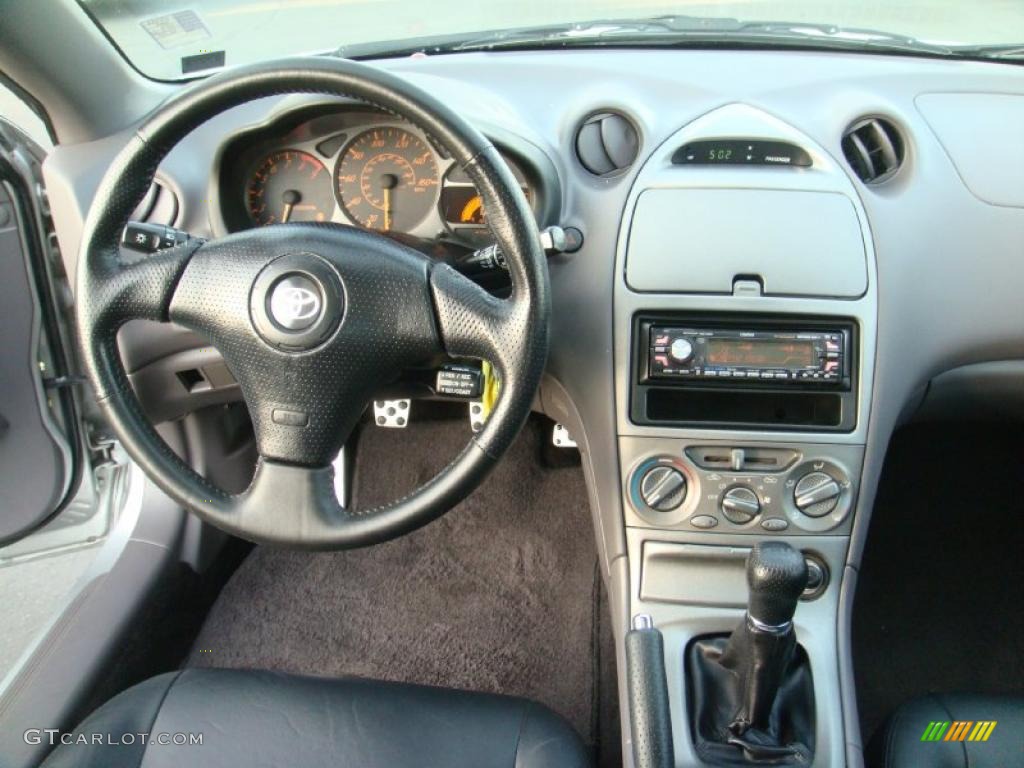 2000 Toyota Celica GT-S Black Dashboard Photo #45209913