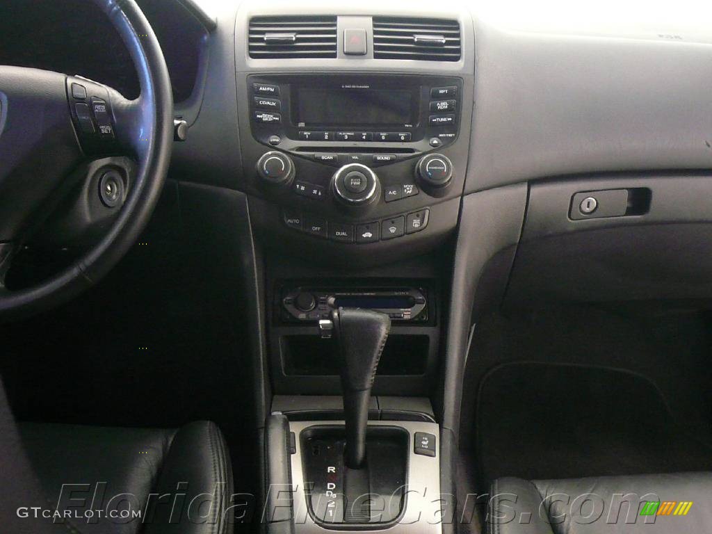2003 Accord EX Coupe - Sapphire Blue Pearl / Black photo #18