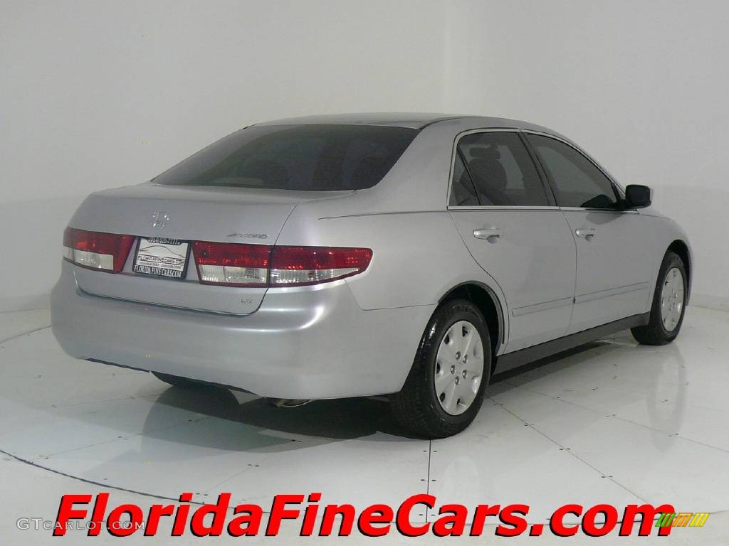 2003 Accord LX Sedan - Satin Silver Metallic / Black photo #2