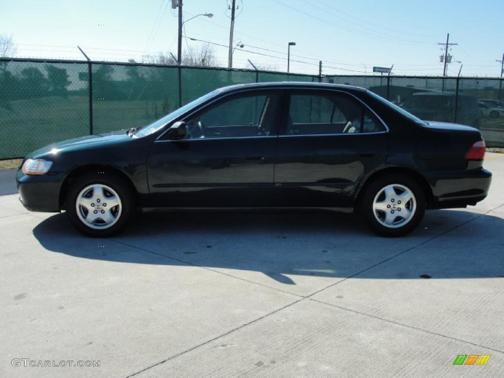 1998 Accord EX V6 Sedan - Dark Emerald Pearl / Ivory photo #6