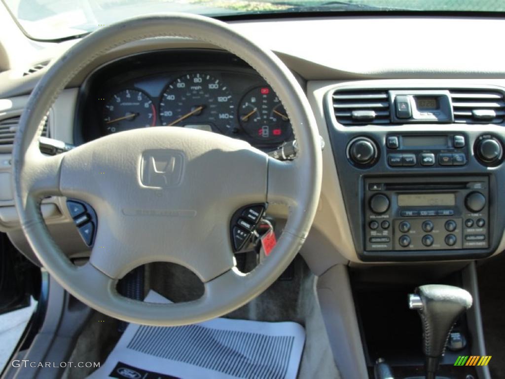 1998 Accord EX V6 Sedan - Dark Emerald Pearl / Ivory photo #44