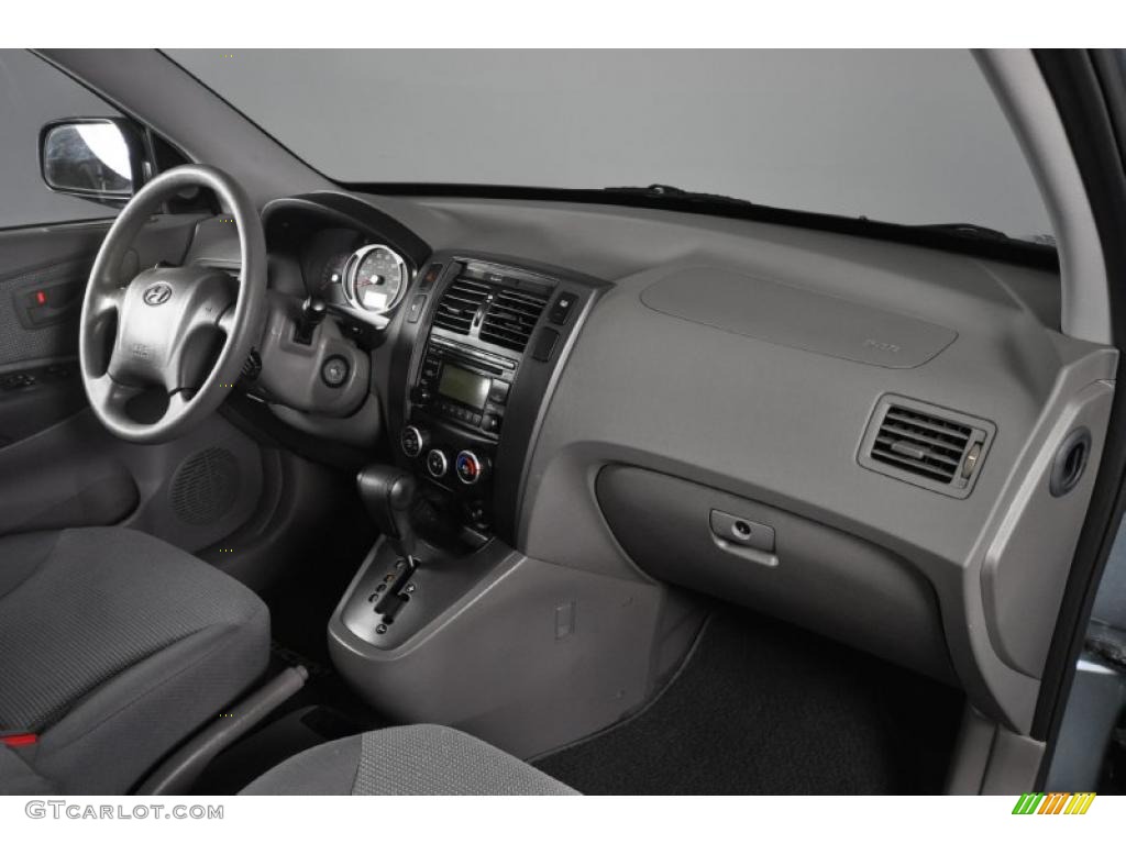 Gray Interior 2008 Hyundai Tucson GLS Photo #45214933