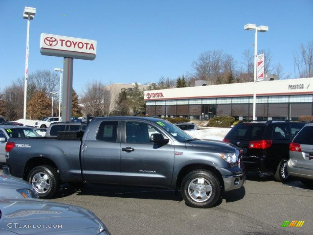 2007 Tundra SR5 TRD Double Cab 4x4 - Slate Metallic / Black photo #1