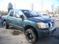 Deep Water Blue/Green - Titan SE Crew Cab 4x4 Photo No. 8