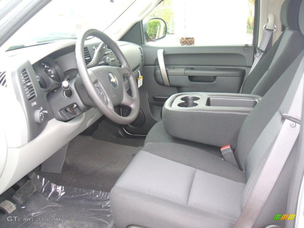Dark Titanium Interior 2011 Chevrolet Silverado 1500 LS Crew Cab Photo #45216577