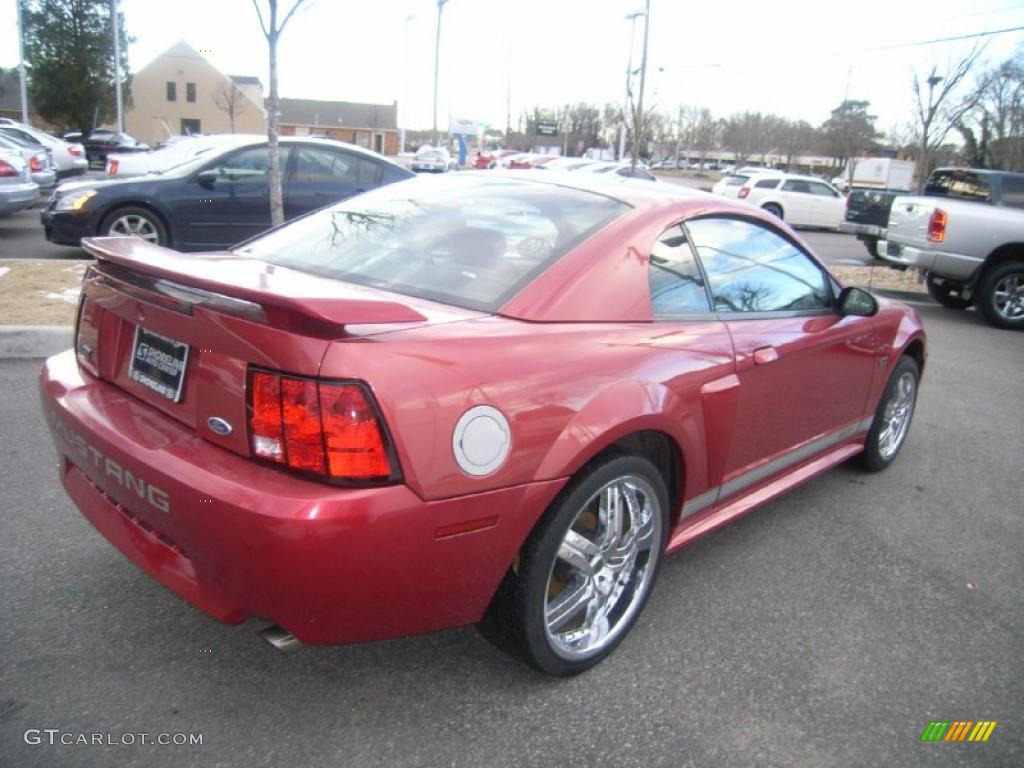 2002 Mustang GT Coupe - Laser Red Metallic / Dark Charcoal photo #5