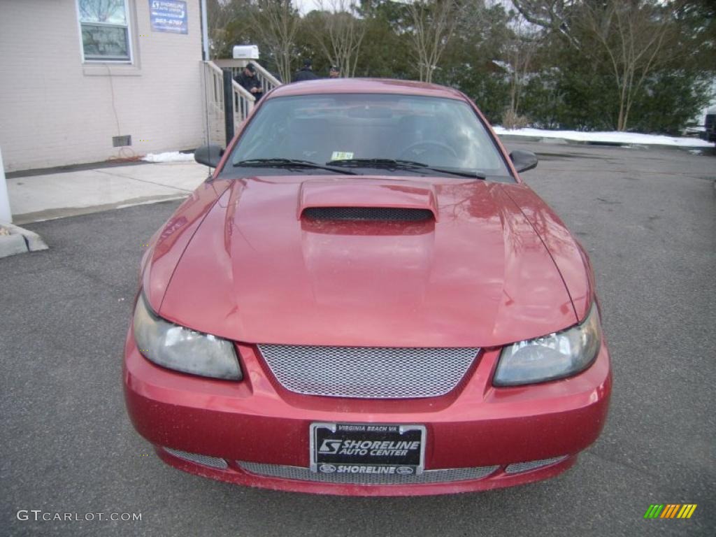 2002 Mustang GT Coupe - Laser Red Metallic / Dark Charcoal photo #8