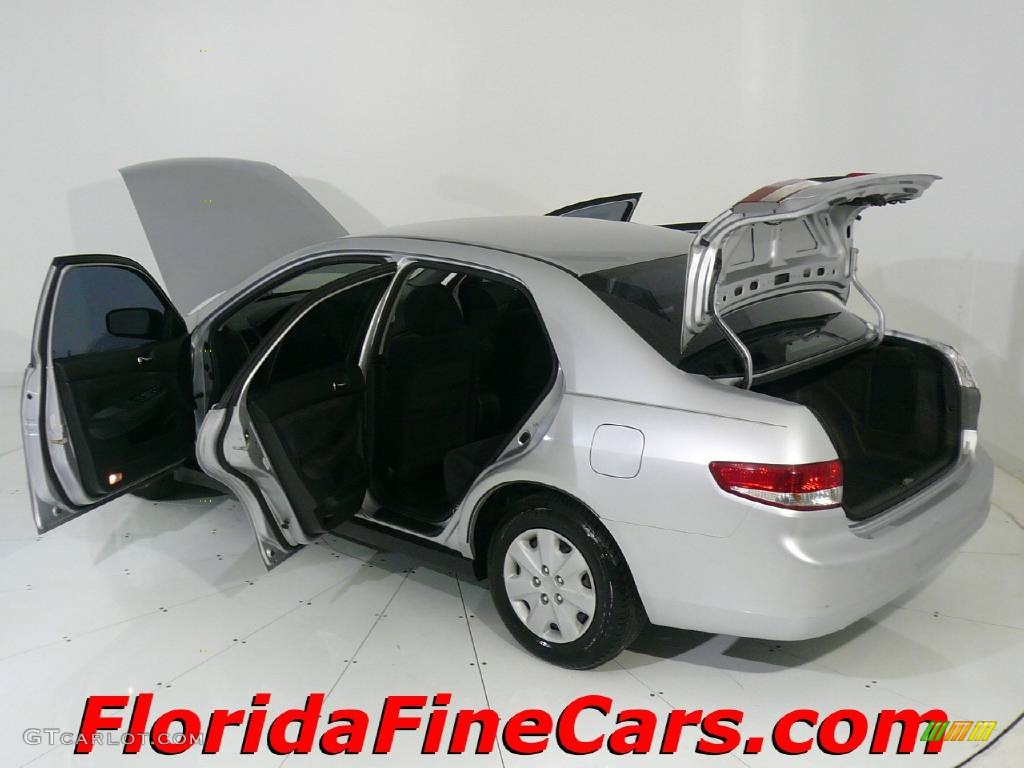 2003 Accord LX Sedan - Satin Silver Metallic / Black photo #8
