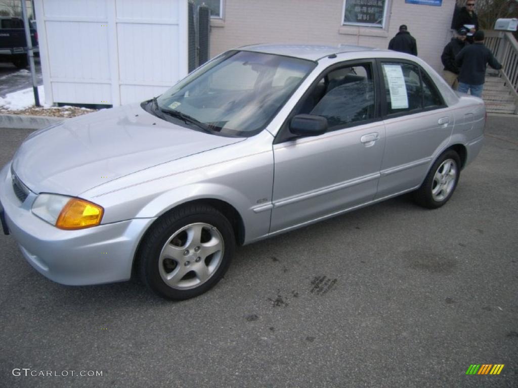 2000 Protege ES - Highlight Silver Metallic / Gray photo #1