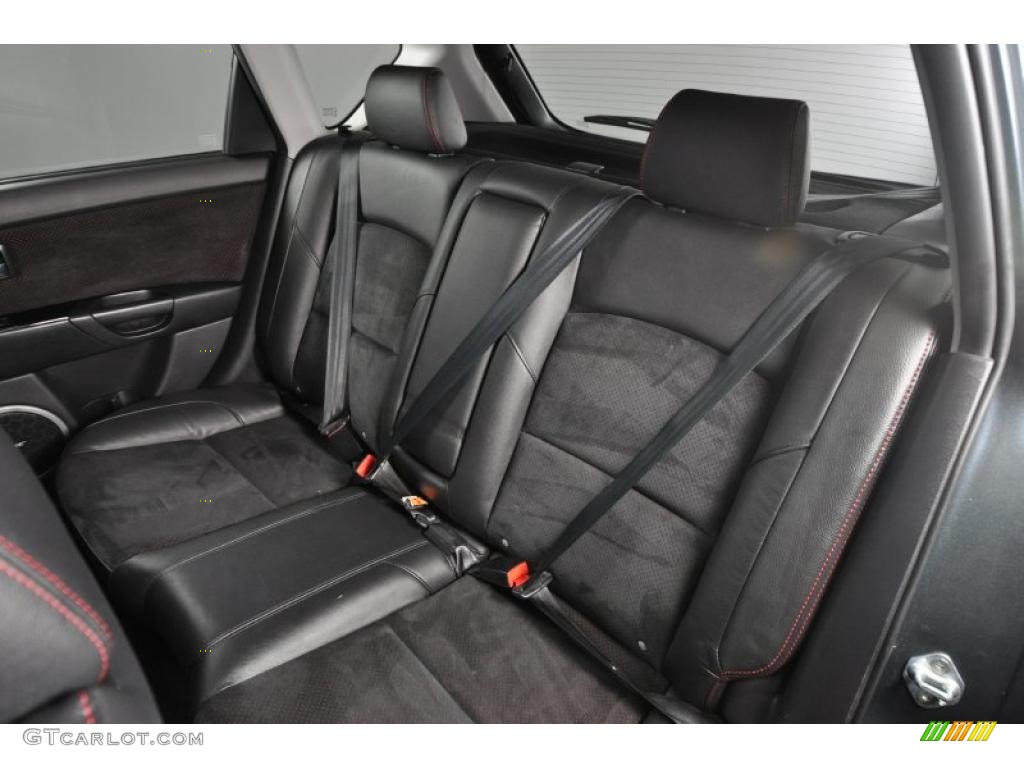 Black/Red Interior 2009 Mazda MAZDA3 MAZDASPEED3 Grand Touring Photo #45217365