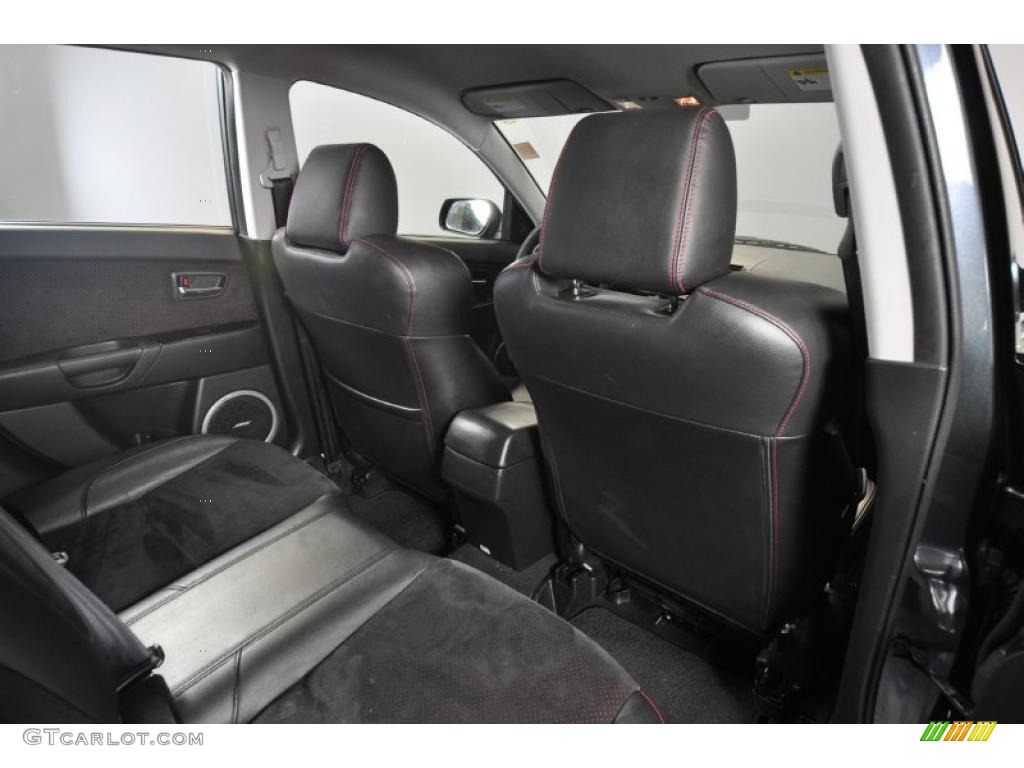 Black/Red Interior 2009 Mazda MAZDA3 MAZDASPEED3 Grand Touring Photo #45217433