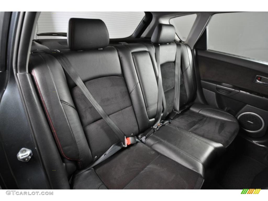 Black/Red Interior 2009 Mazda MAZDA3 MAZDASPEED3 Grand Touring Photo #45217449