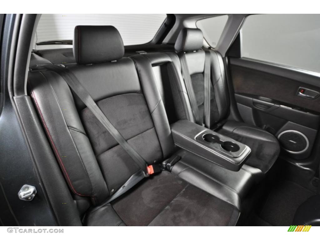 Black/Red Interior 2009 Mazda MAZDA3 MAZDASPEED3 Grand Touring Photo #45217465