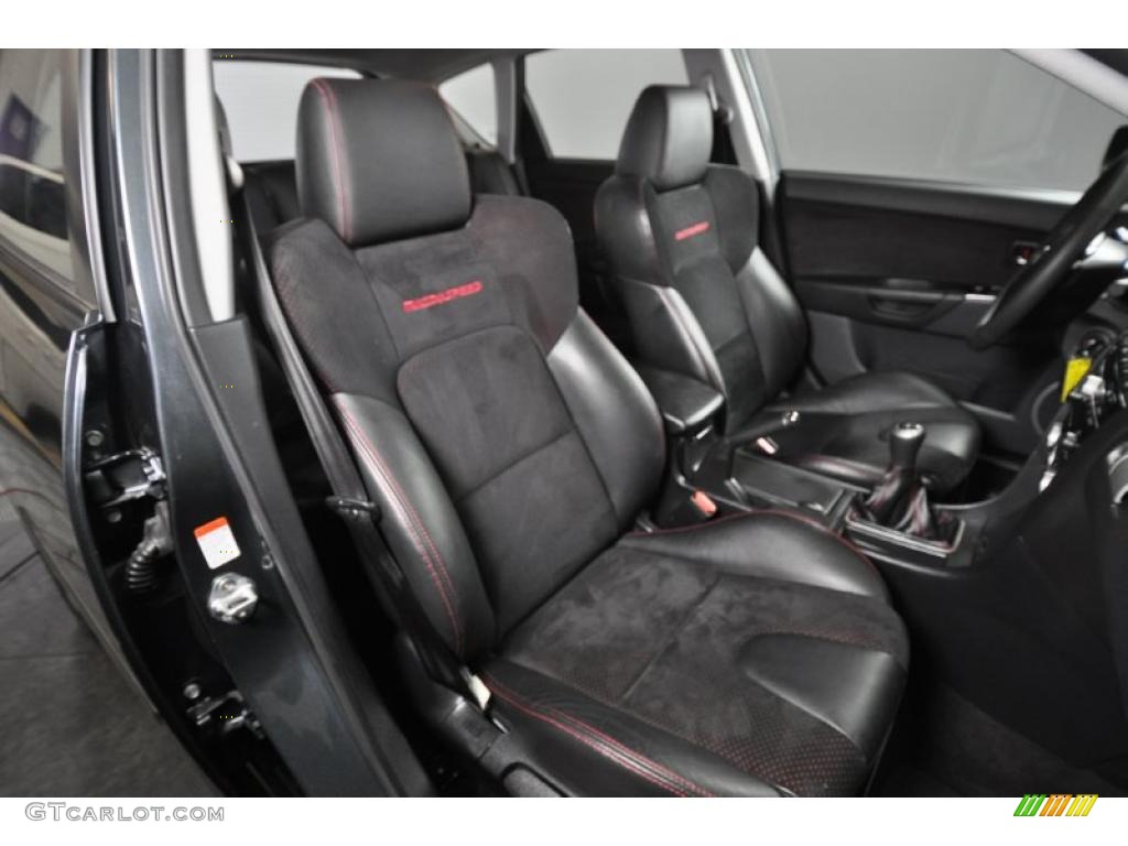 Black/Red Interior 2009 Mazda MAZDA3 MAZDASPEED3 Grand Touring Photo #45217517