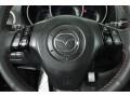 2009 Mazda MAZDA3 Black/Red Interior Steering Wheel Photo