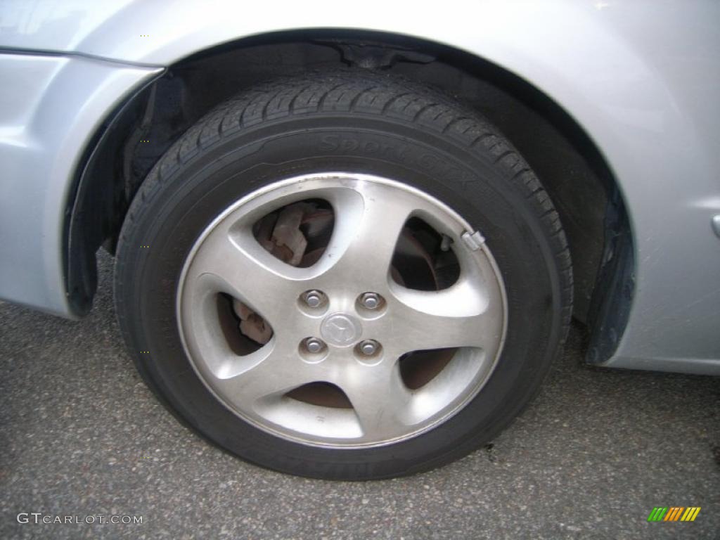 2000 Protege ES - Highlight Silver Metallic / Gray photo #22