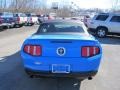2011 Grabber Blue Ford Mustang V6 Convertible  photo #3