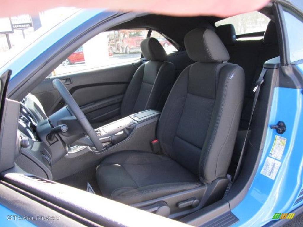 2011 Mustang V6 Convertible - Grabber Blue / Charcoal Black photo #6
