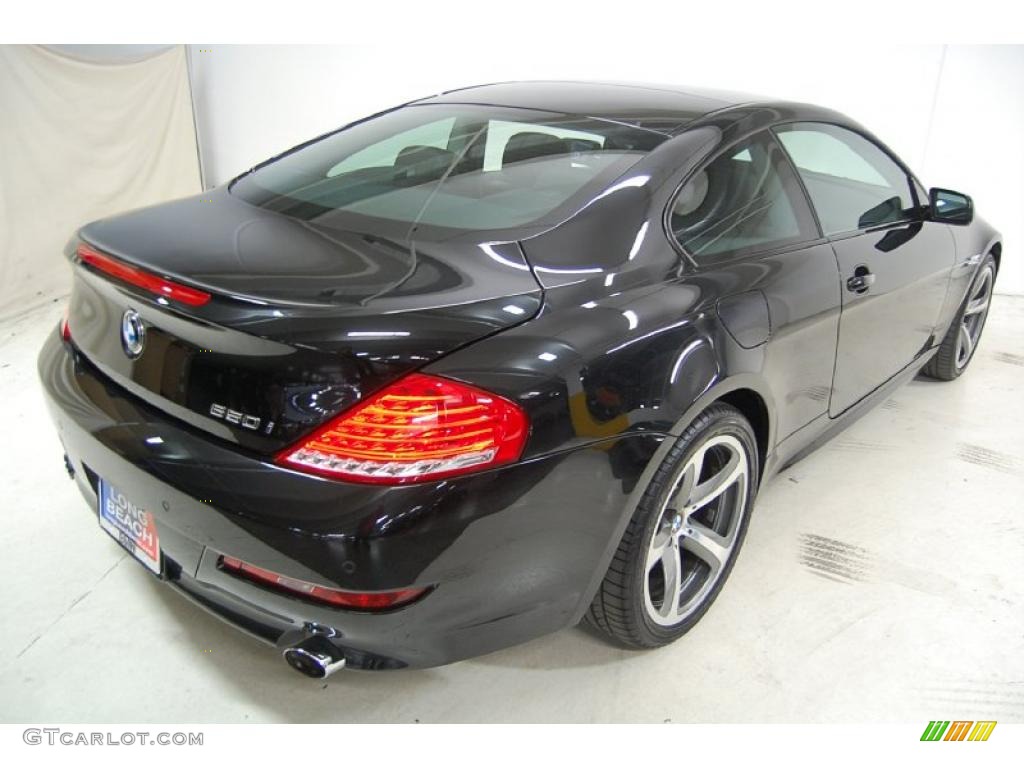 Jet Black 2008 BMW 6 Series 650i Coupe Exterior Photo #45219669