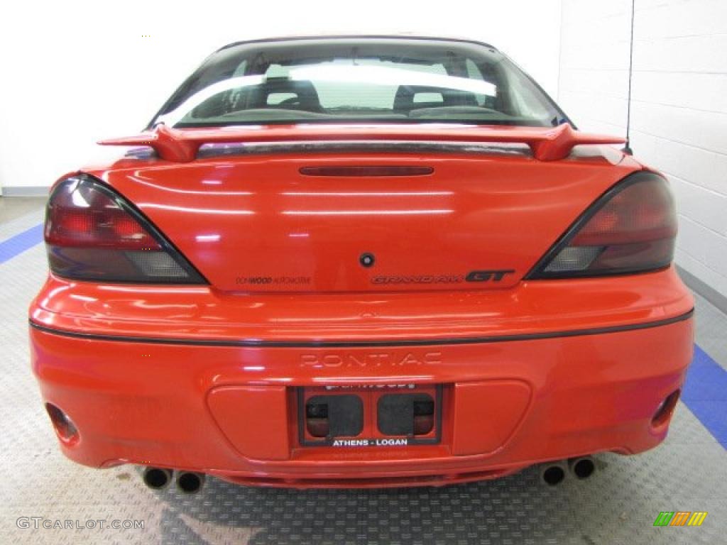 2001 Grand Am GT Coupe - Bright Red / Dark Pewter photo #8
