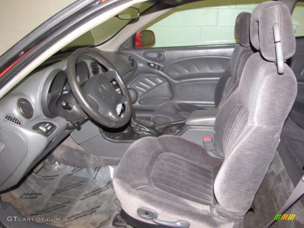 Dark Pewter Interior 2001 Pontiac Grand Am GT Coupe Photo #45220053