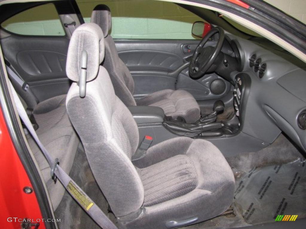 Dark Pewter Interior 2001 Pontiac Grand Am GT Coupe Photo #45220069