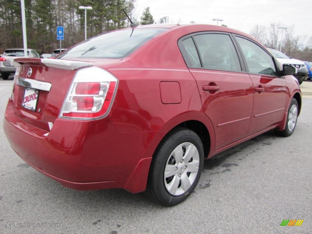 2011 Sentra 2.0 - Red Brick / Charcoal photo #5