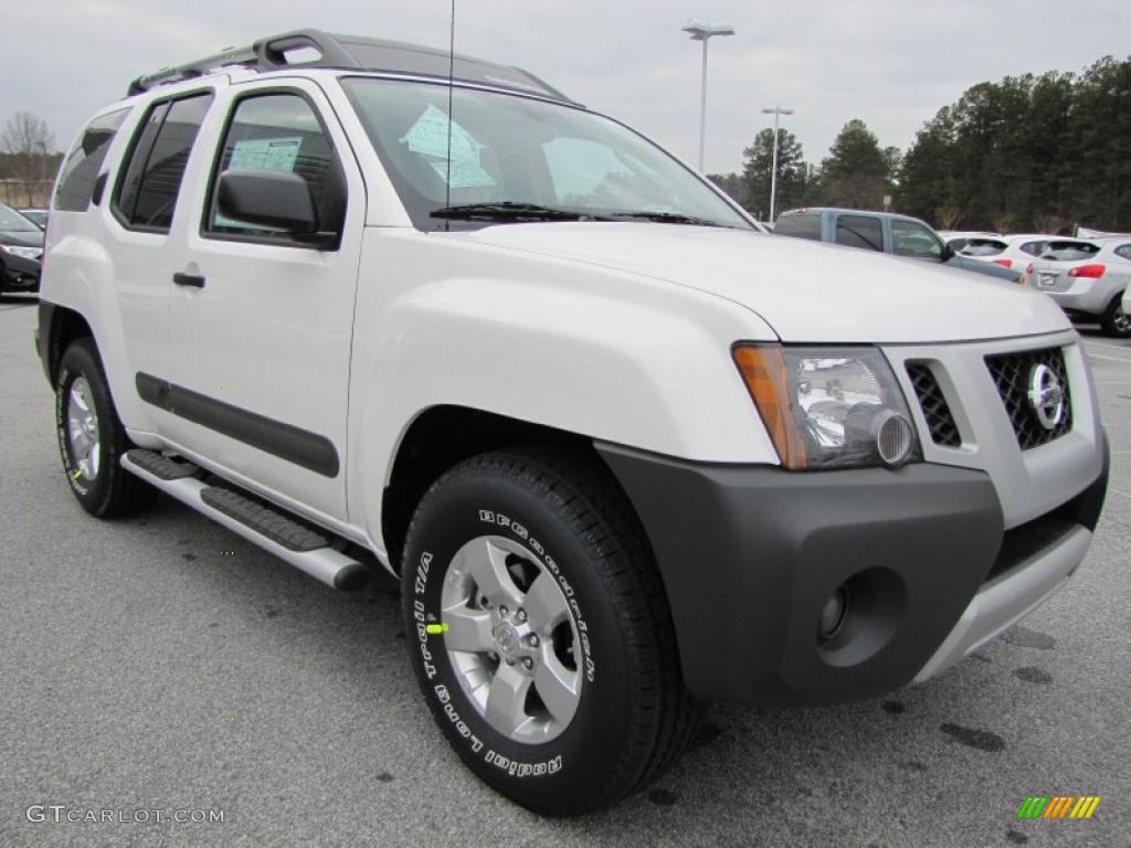 Avalanche White 2011 Nissan Xterra S Exterior Photo #45221093
