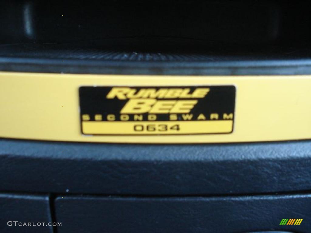 2005 Ram 1500 SLT Rumble Bee Regular Cab - Black / Dark Slate Gray photo #19