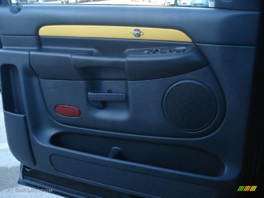 2005 Ram 1500 SLT Rumble Bee Regular Cab - Black / Dark Slate Gray photo #23