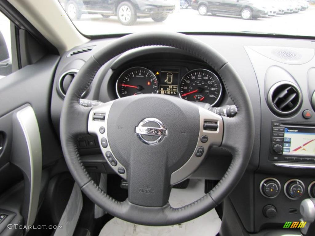 2011 Rogue SL - Platinum Graphite / Black photo #12