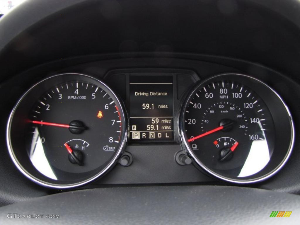 2011 Rogue SL - Platinum Graphite / Black photo #14
