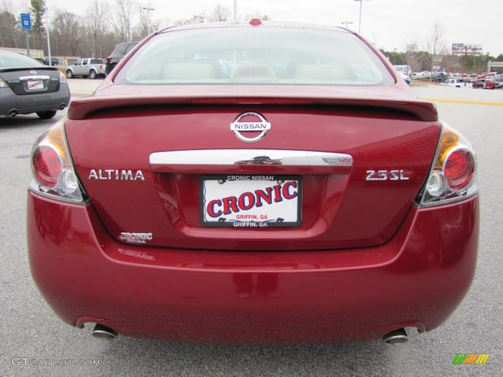 2008 Altima 2.5 S - Sonoma Sunset Metallic / Blond photo #4