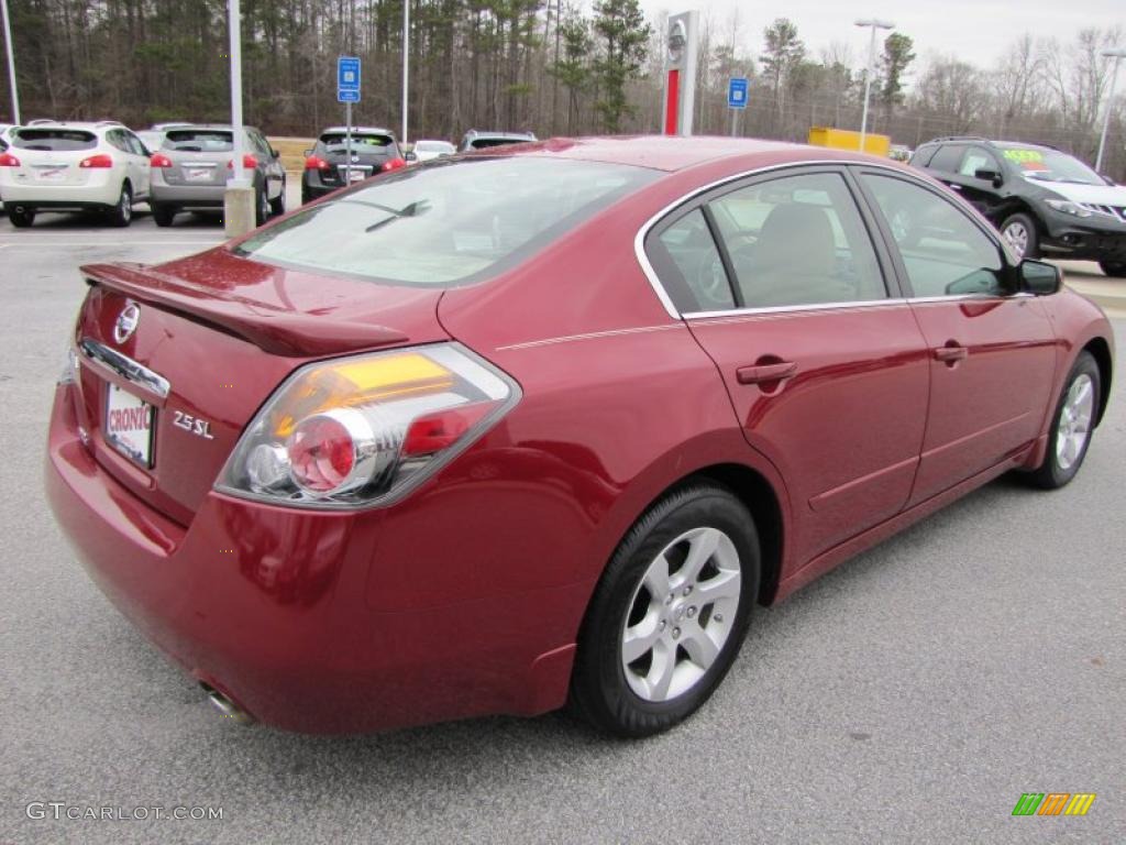 2008 Altima 2.5 S - Sonoma Sunset Metallic / Blond photo #5