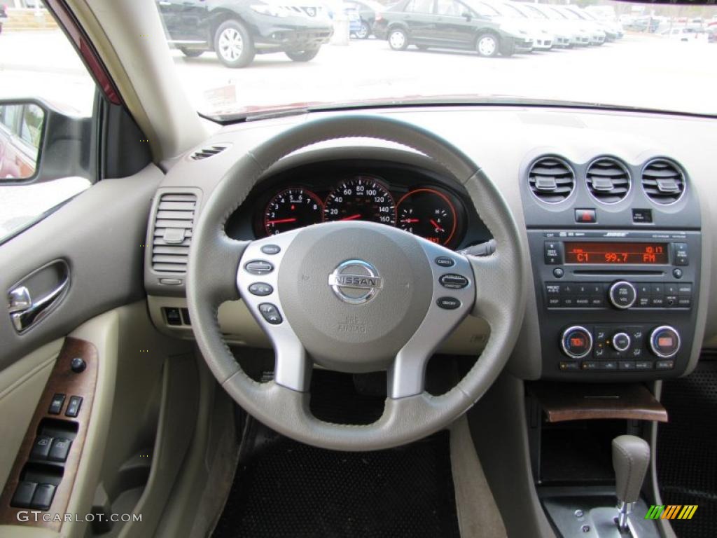 2008 Altima 2.5 S - Sonoma Sunset Metallic / Blond photo #16