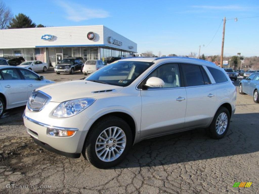 2010 Enclave CXL AWD - White Opal / Ebony/Ebony photo #1