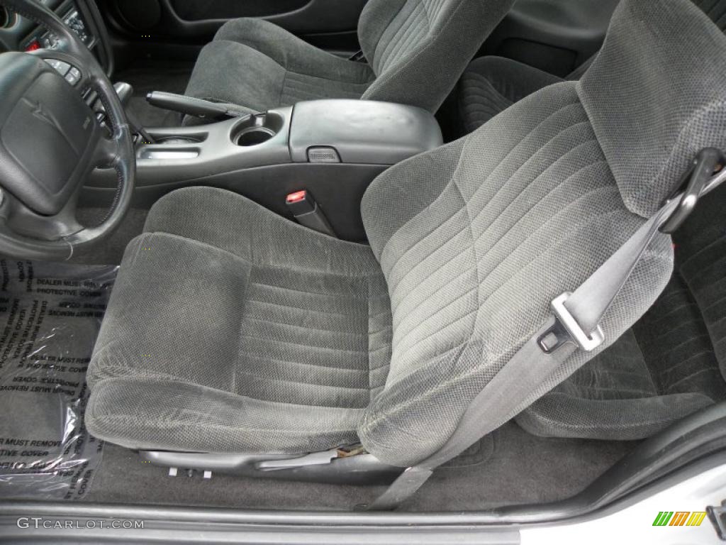 Ebony Black Interior 2002 Pontiac Firebird Coupe Photo #45221765