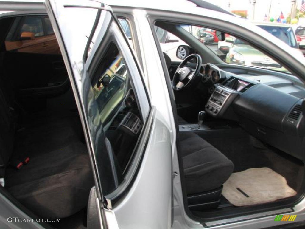 2004 Murano SL - Sheer Silver Metallic / Charcoal photo #12