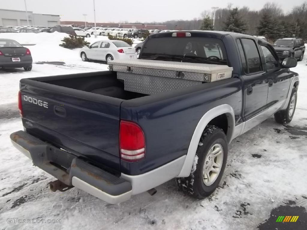 Patriot Blue Pearl 2002 Dodge Dakota SLT Quad Cab Exterior Photo #45223085