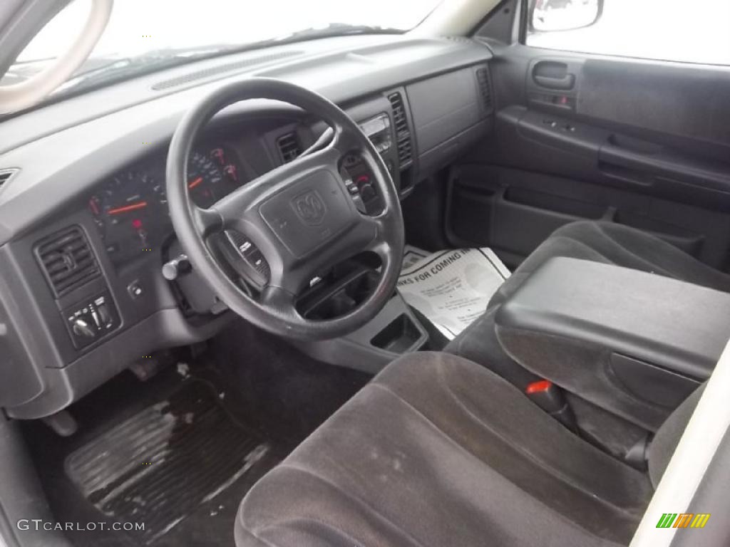 Dark Slate Gray Interior 2002 Dodge Dakota SLT Quad Cab Photo #45223143