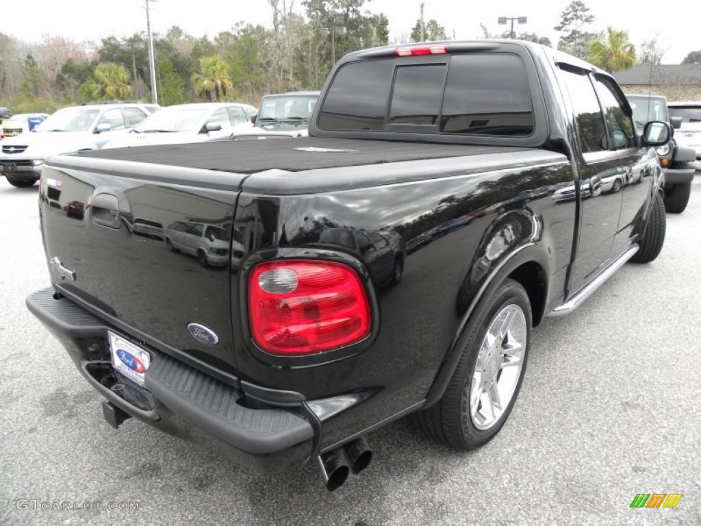 Black 2002 Ford F150 Harley-Davidson SuperCrew Exterior Photo #45224249