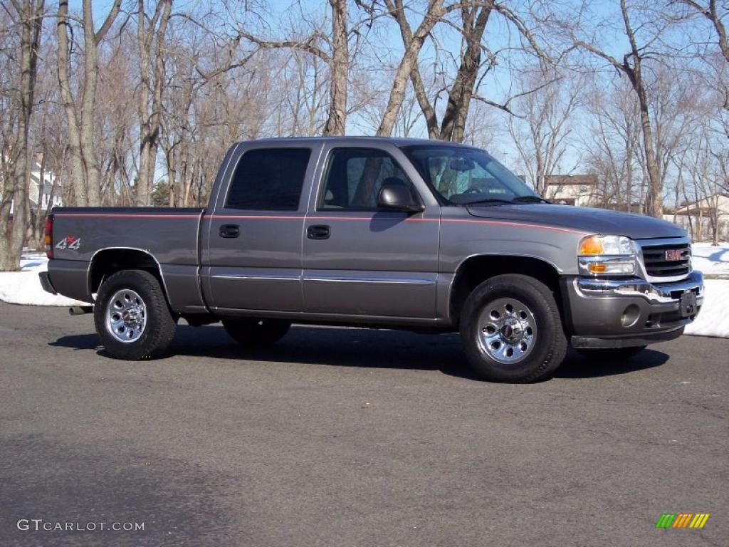 Stealth Gray Metallic 2007 GMC Sierra 1500 Classic SL Crew Cab 4x4 Exterior Photo #45224419