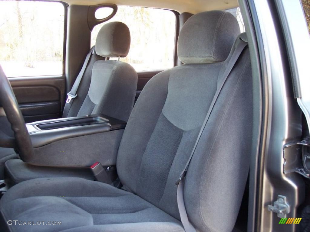 Dark Titanium Interior 2007 GMC Sierra 1500 Classic SL Crew Cab 4x4 Photo #45224793